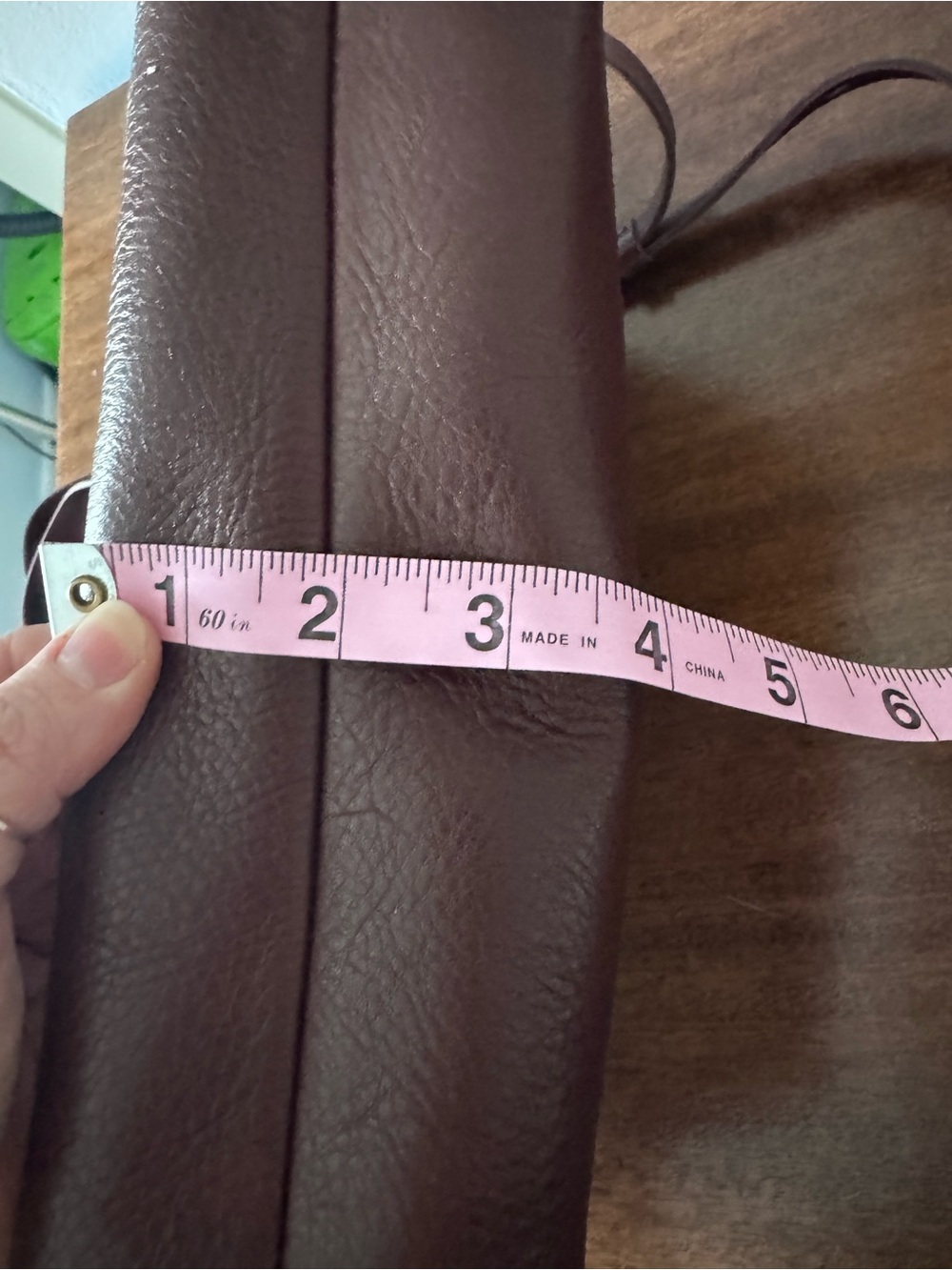 Madewell Leather Crossbody Tote in Deep Plum - Picture 8 of 8